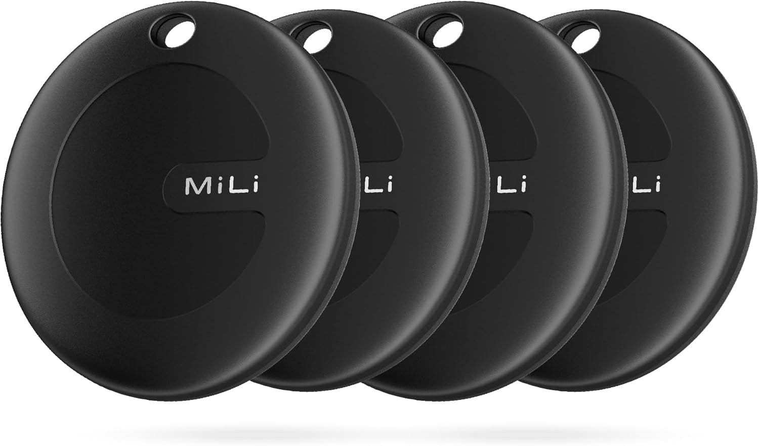 Mili Mitag Traceur Localisateur D’Objets Bluetooth, Fonctionne Avec L’App Google Localiser (Uniquement Android), Batterie Remplaçable, IP67 Imperméable, Pour Les Clés/Portefeuilles/Valises, 4-Pack