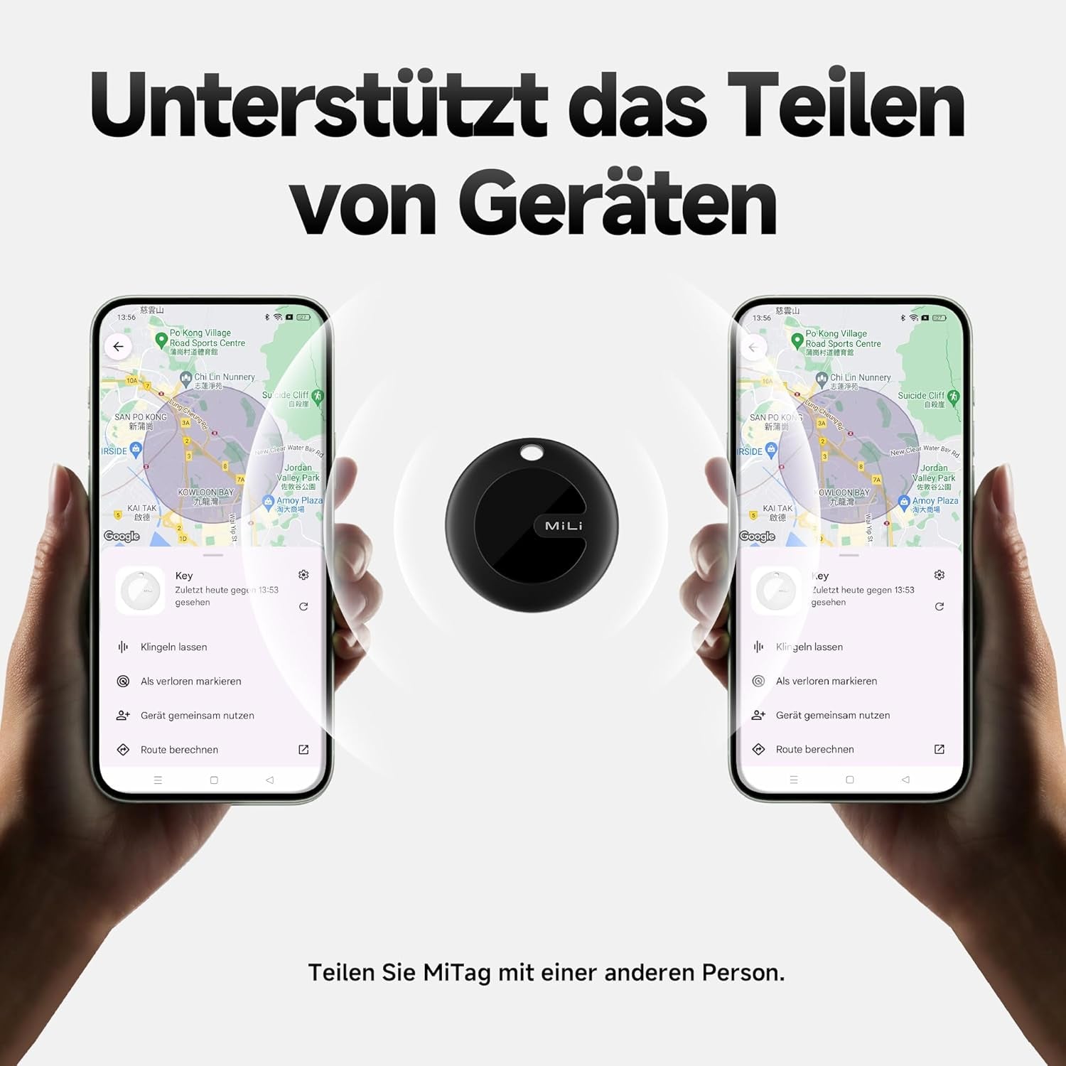 Mili Mitag Traceur Localisateur D’Objets Bluetooth, Fonctionne Avec L’App Google Localiser (Uniquement Android), Batterie Remplaçable, IP67 Imperméable, Pour Les Clés/Portefeuilles/Valises, 4-Pack