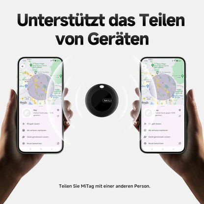 Mili Mitag Traceur Localisateur D’Objets Bluetooth, Fonctionne Avec L’App Google Localiser (Uniquement Android), Batterie Remplaçable, IP67 Imperméable, Pour Les Clés/Portefeuilles/Valises, 4-Pack